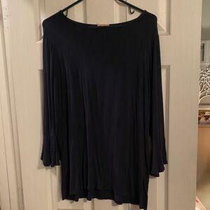 Chic Midnight Blue Women's Tunic